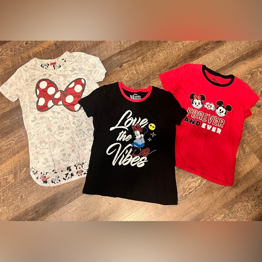 Girls Disney short sleeve tees - Set of 3, size XL